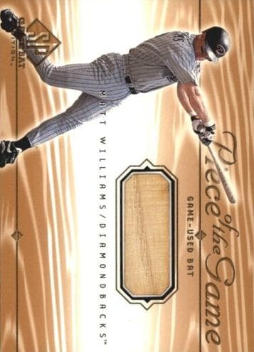 Matt Williams 2001 unknown SP Game Bat Edition