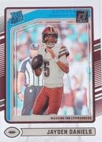 Jayden Daniels 2024 panini Clearly Donruss