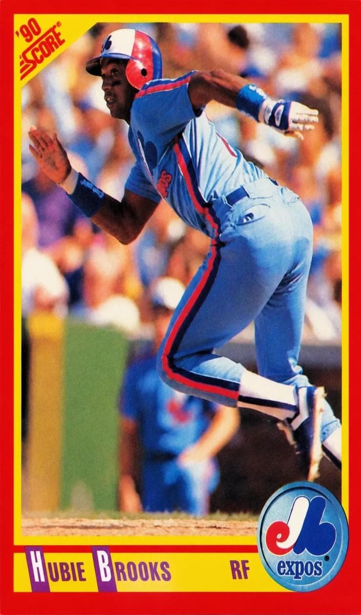 Hubie Brooks 1990 panini Score