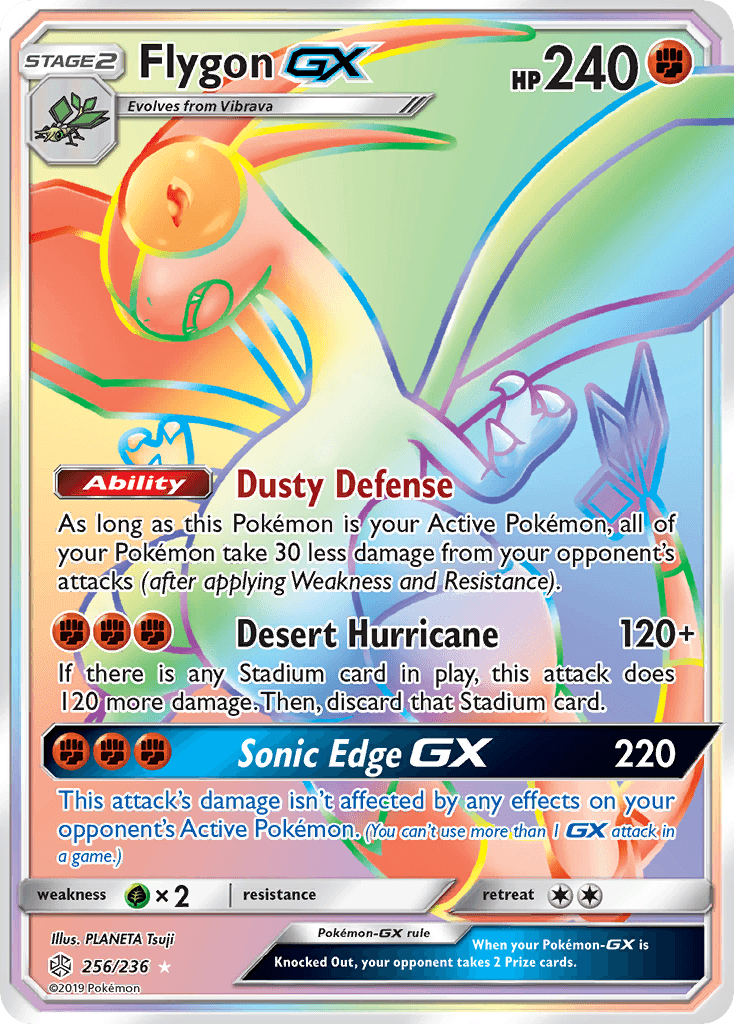 Flygon GX 2019 Pokemon Cosmic Eclipse