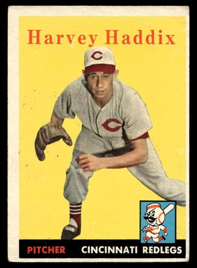 Harvey Haddix 1958 topps Topps