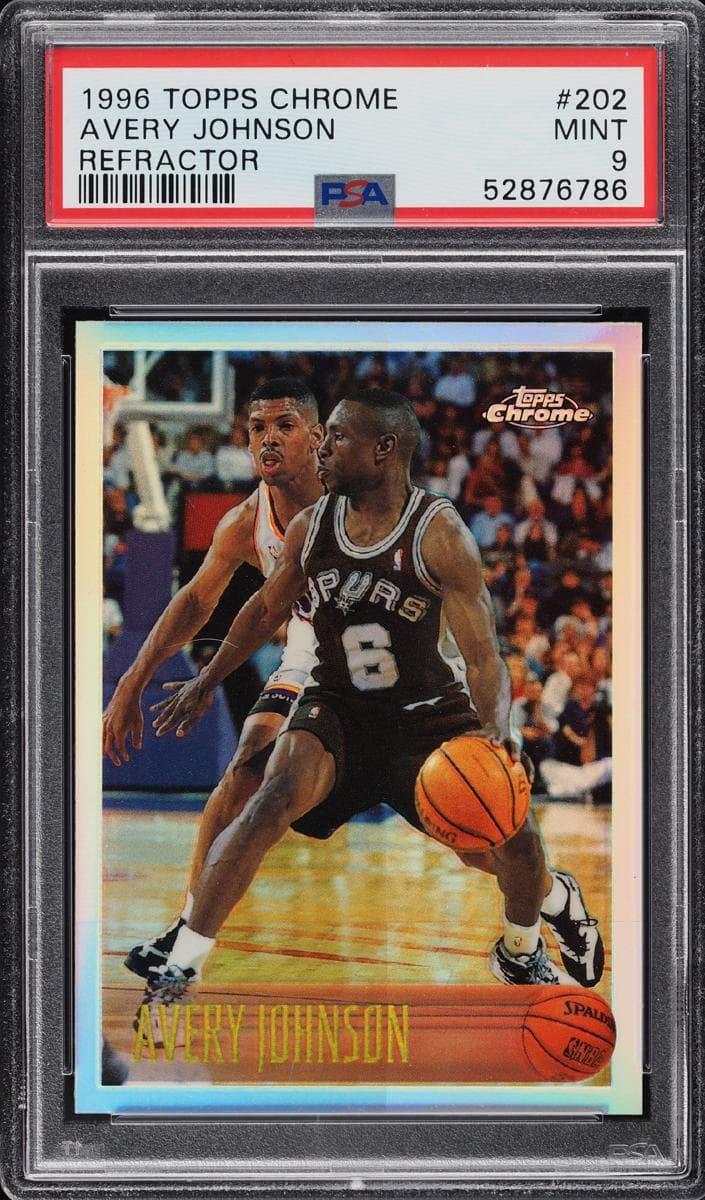 Avery Johnson 1996 topps Chrome