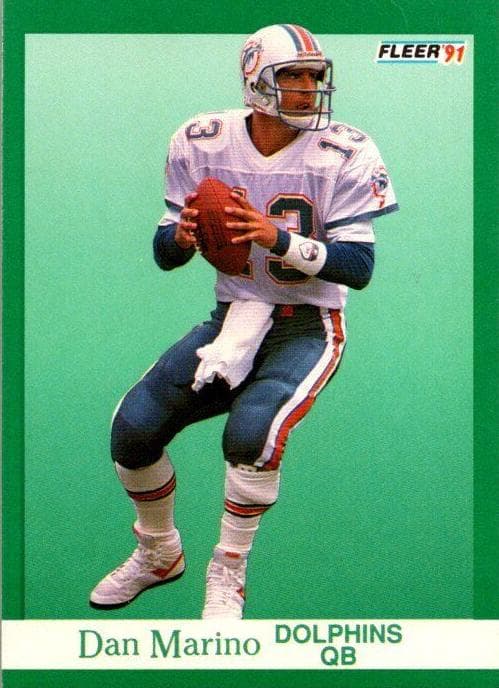Dan Marino 1991 fleer
