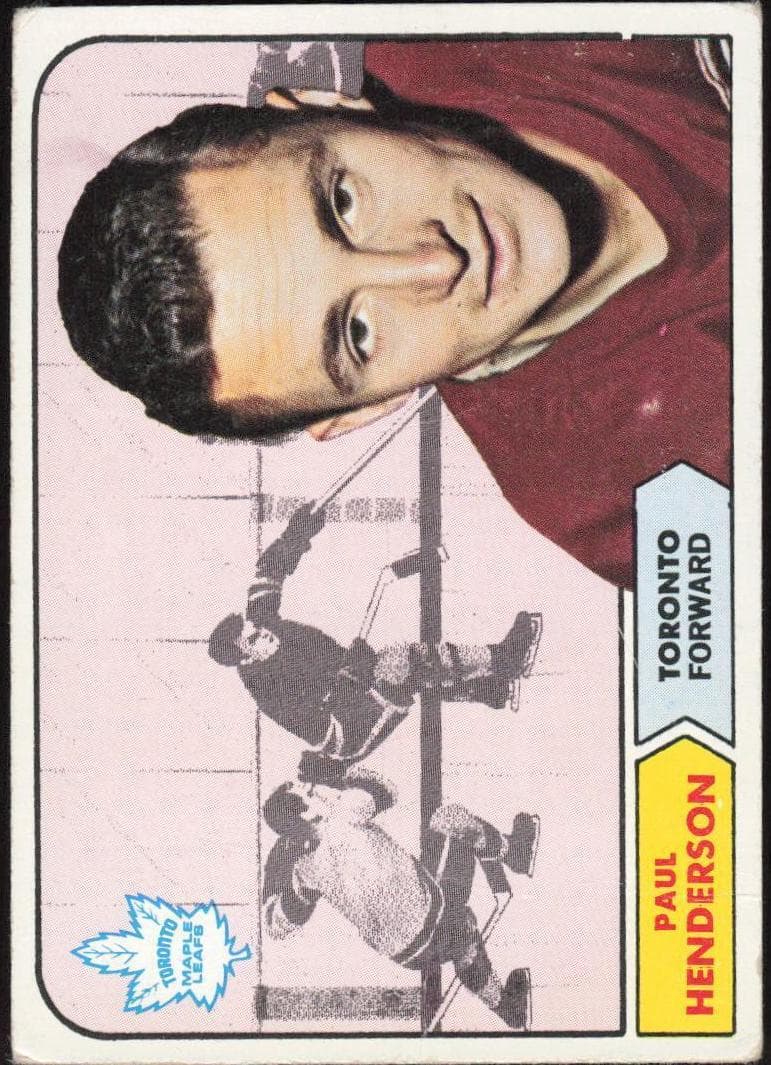 Paul Henderson 1968 topps O-Pee-Chee