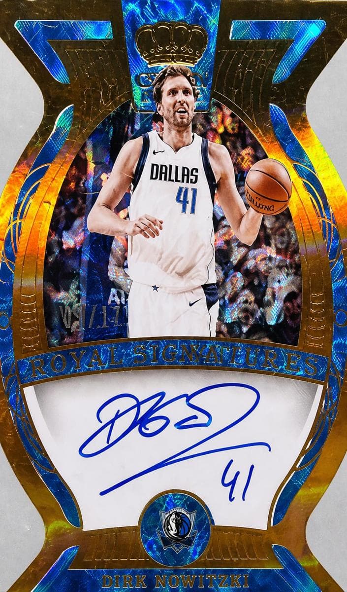 Dirk Nowitzki 2023 panini Panini Crown Royale