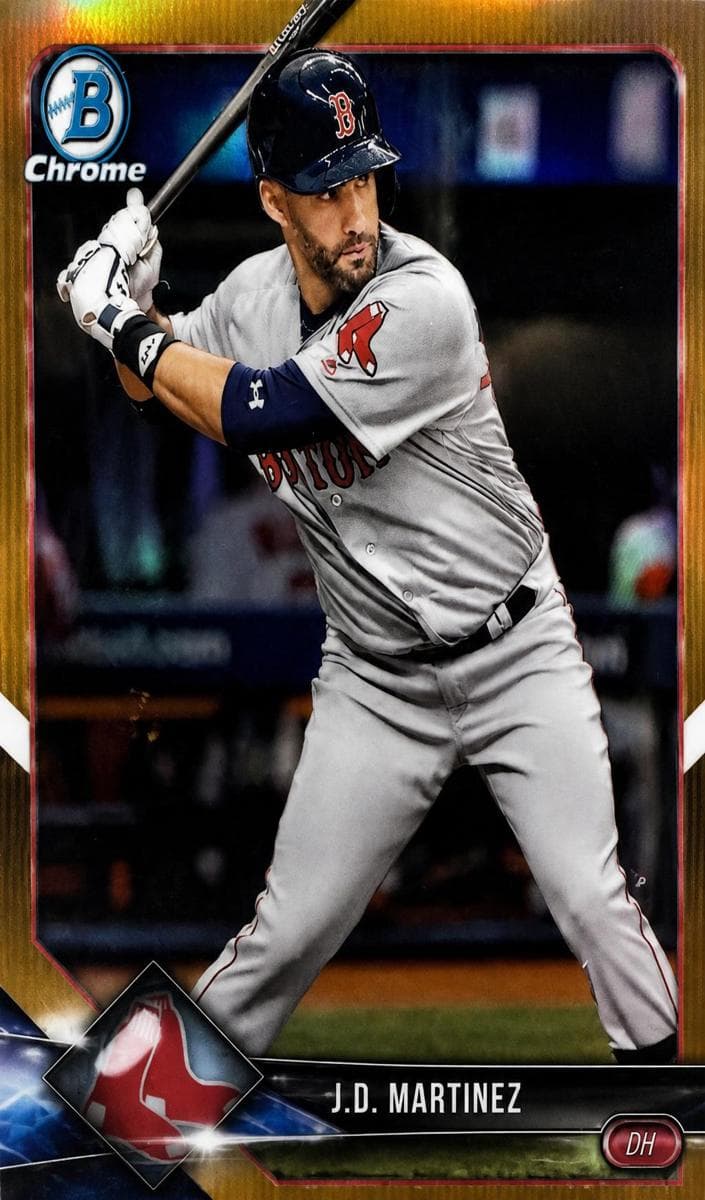 J.D. Martinez 2018 bowman Bowman Chrome