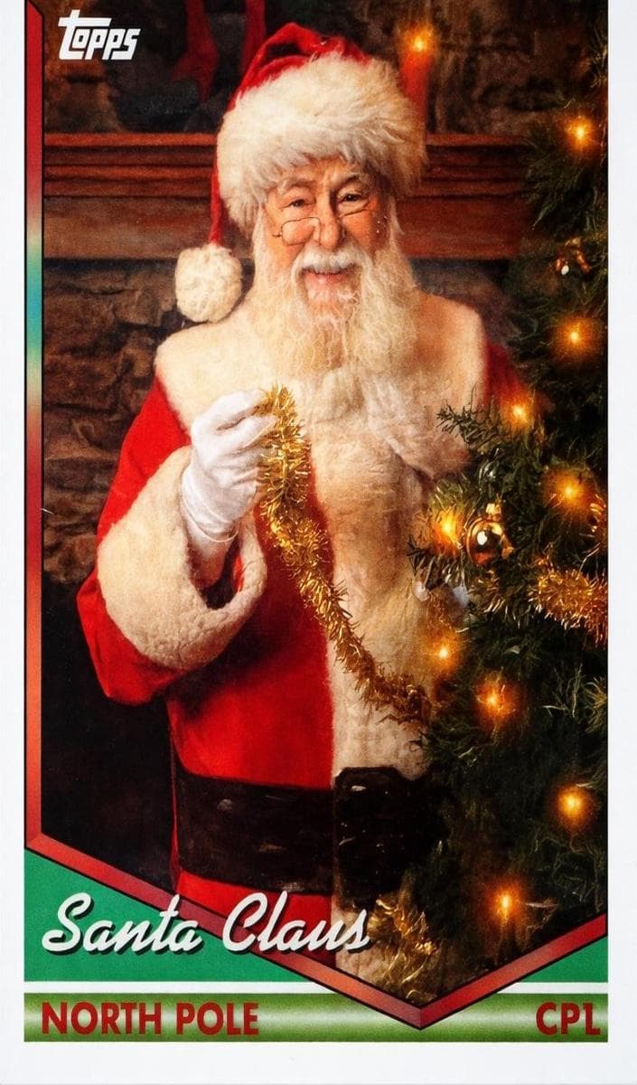 Santa Claus 2025 topps Topps Holiday