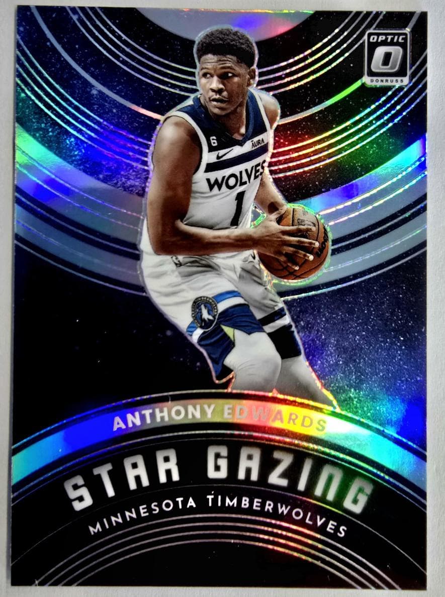 Anthony Edwards 2022 panini Donruss Optic