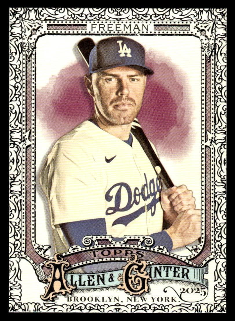 Freddie Freeman 2025 topps Topps Allen & Ginter X