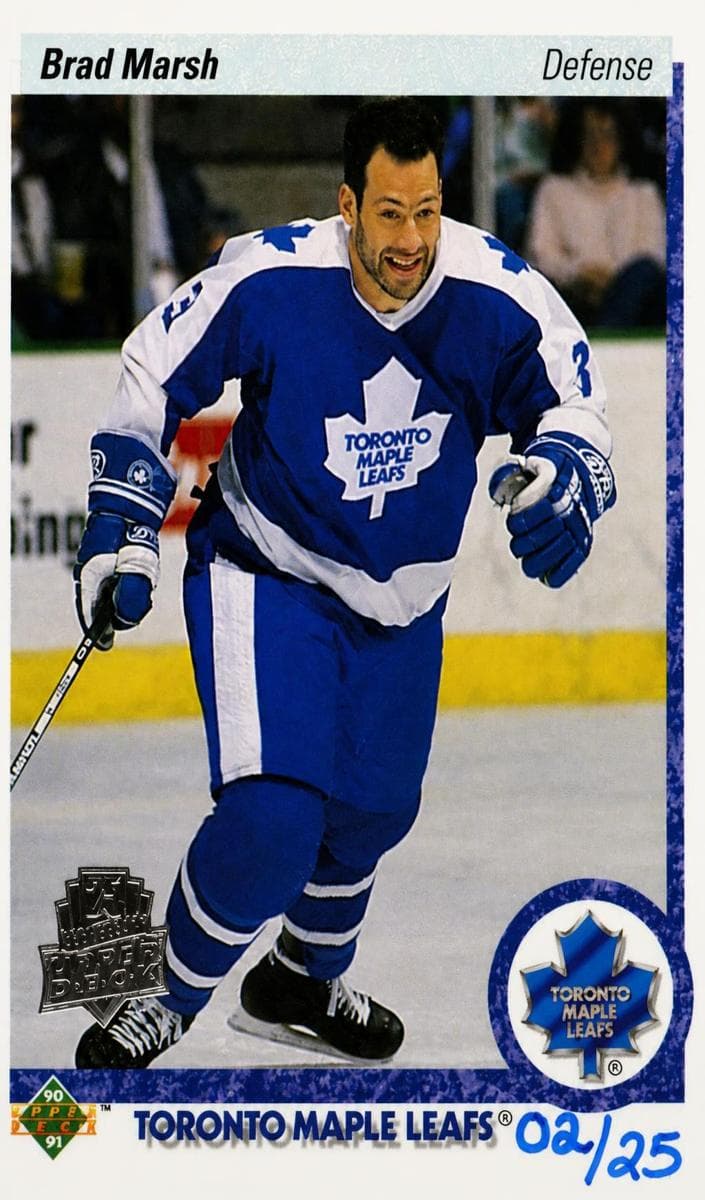 Brad Marsh 1990 upper-deck Upper Deck