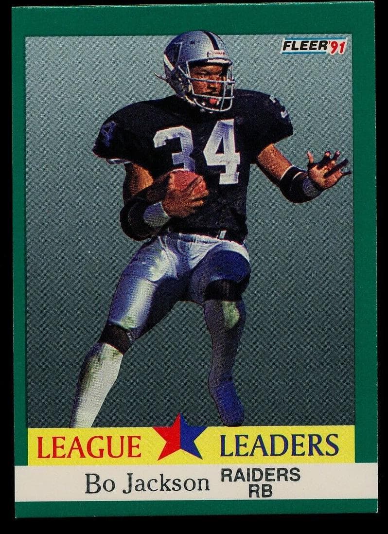Bo Jackson 1991 fleer Fleer