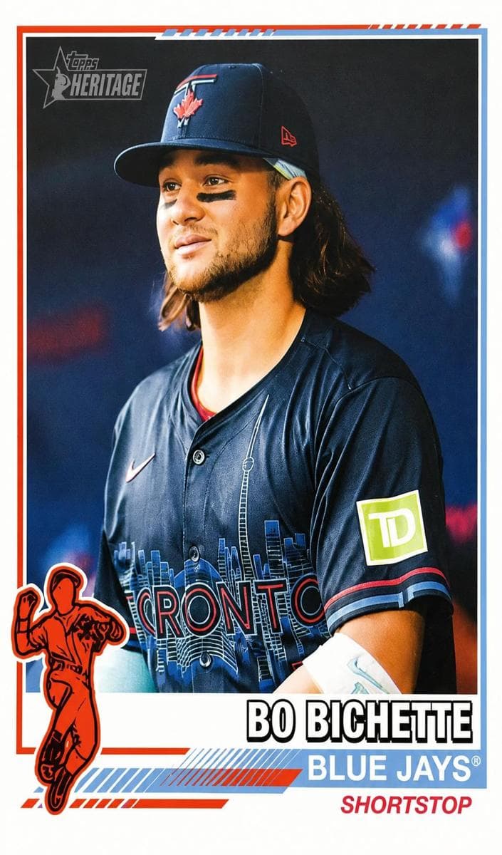 Bo Bichette 2025 topps Topps Heritage