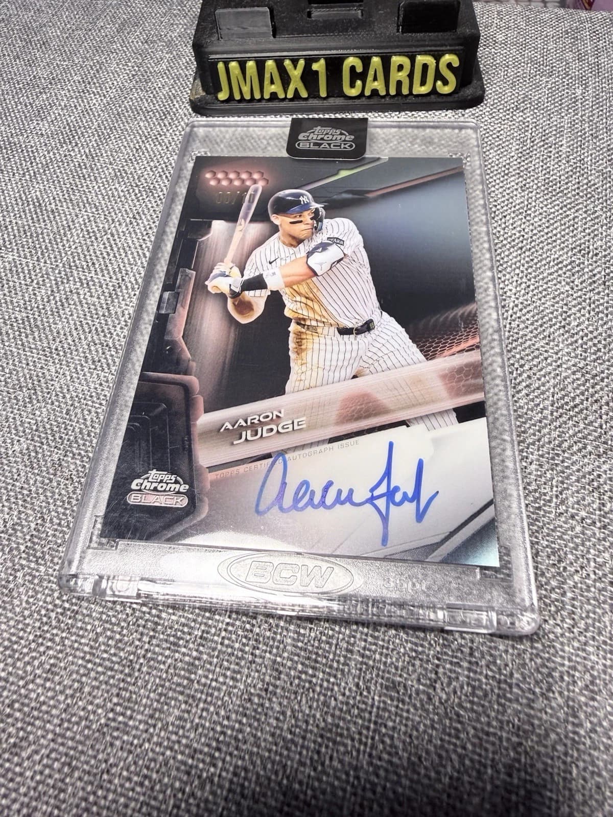 Aaron Judge 2026 topps Topps Chrome Black