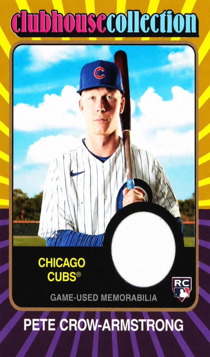 Pete Crow-Armstrong 2024 topps Topps Heritage