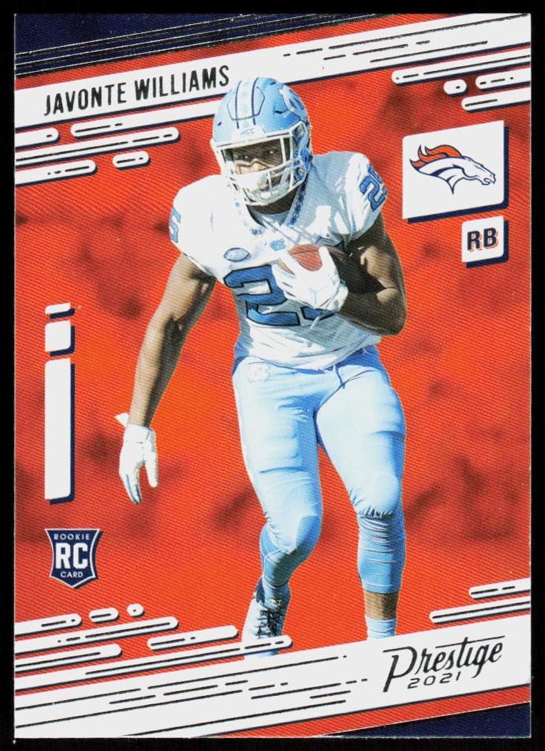 Javonte Williams 2021 panini Panini Prestige