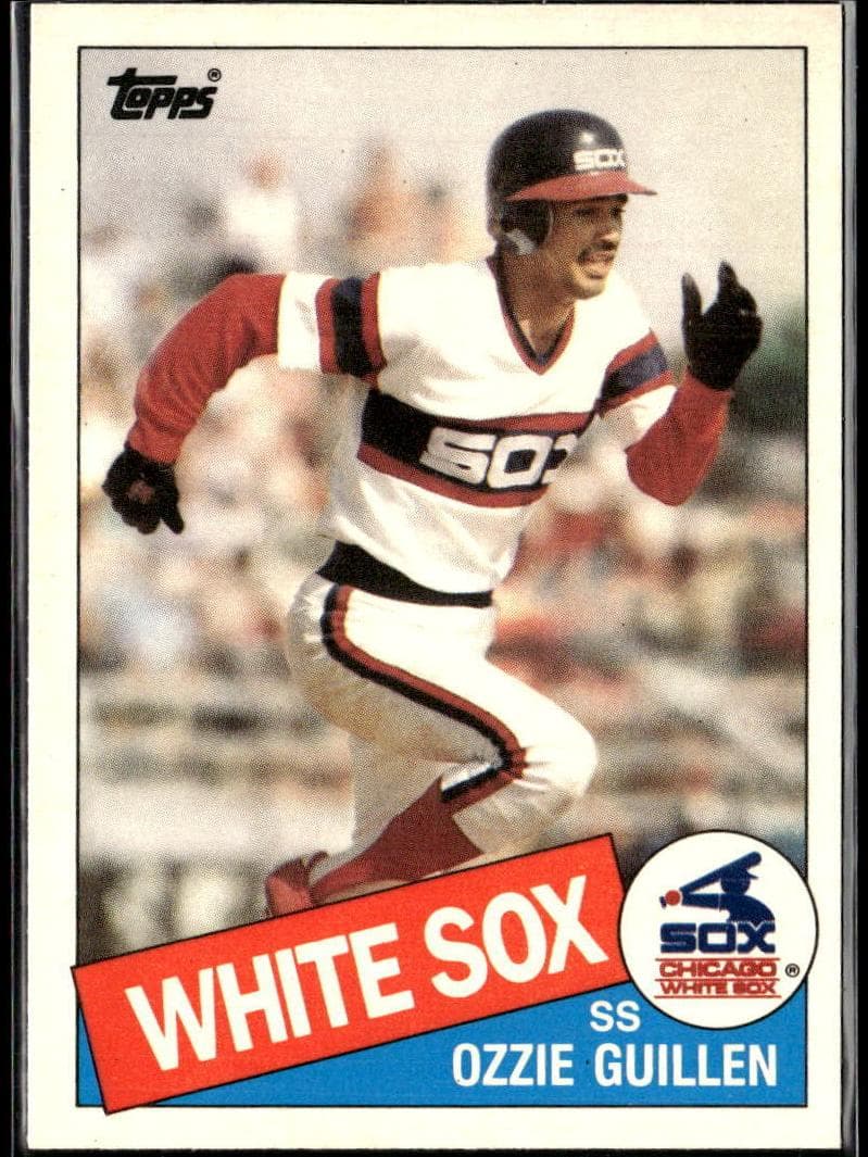 Ozzie Guillen 1985 topps Topps Traded