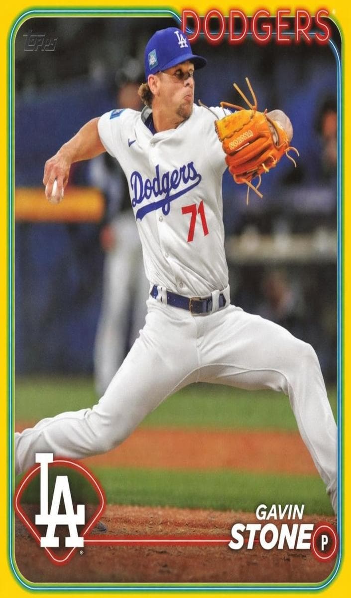 Gavin Stone 2024 topps Topps Update
