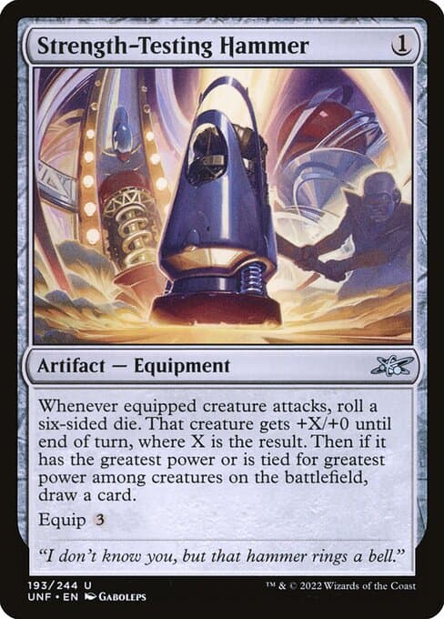 Strength-Testing Hammer 2022 Magic: The Gathering