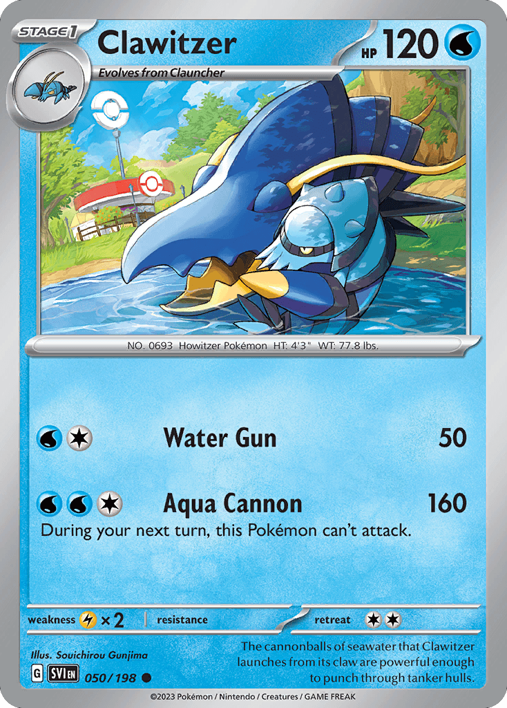 Clawitzer 2023 Pokemon