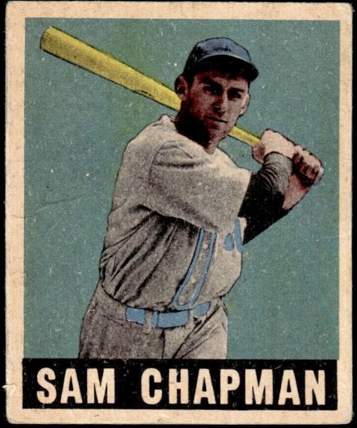 Sam Chapman 1948 leaf Leaf