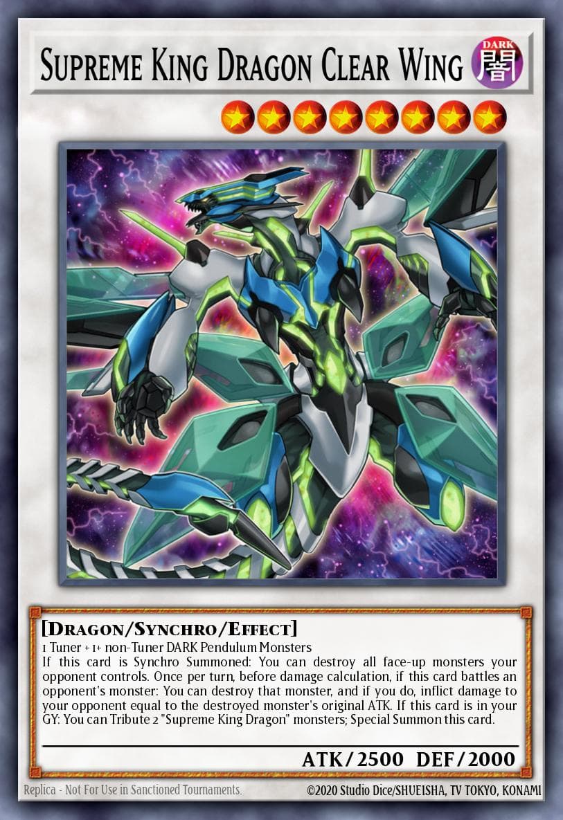 Supreme King Dragon Clear Wing #COTD-EN039