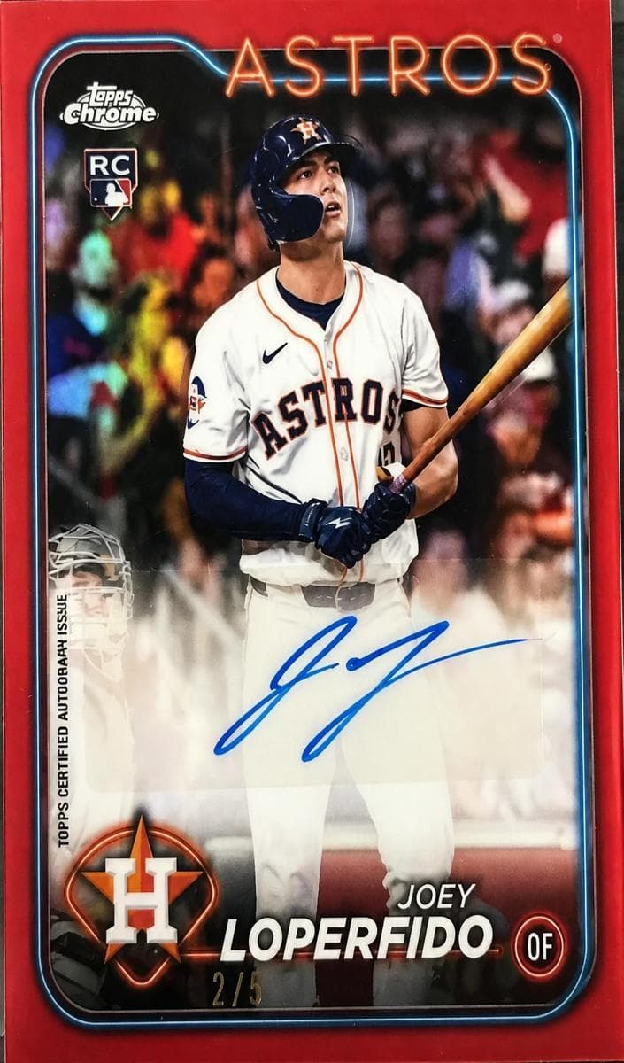 Joey Loperfido 2024 topps Topps Chrome Update