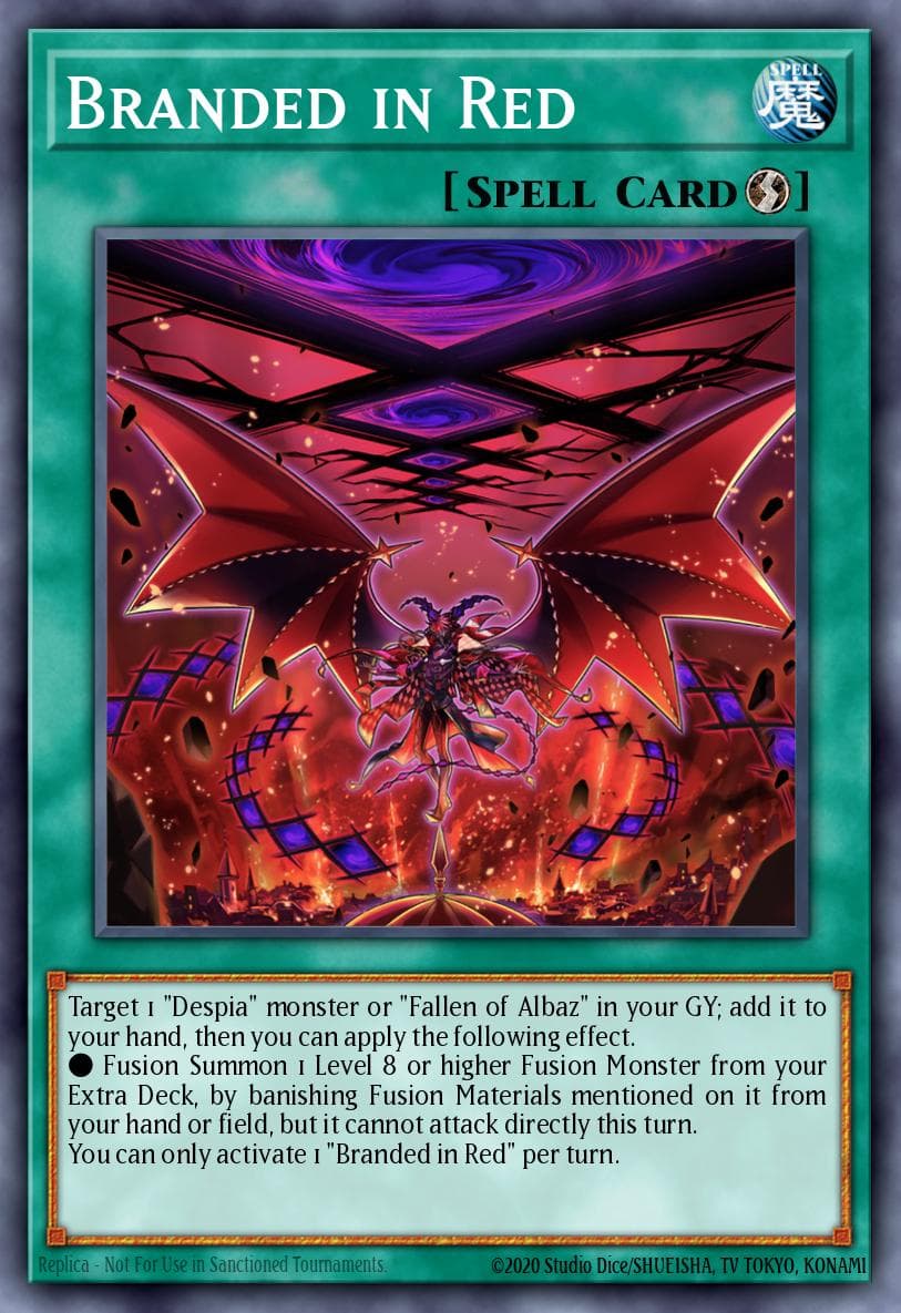 Branded in Red 2025 Yu-Gi-Oh! Chronicles Deck: The Fallen & The Virtuous