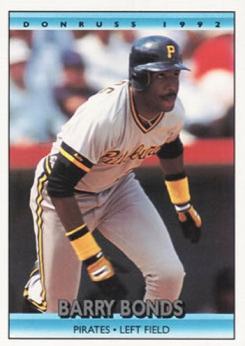 Barry Bonds 1992 panini Donruss