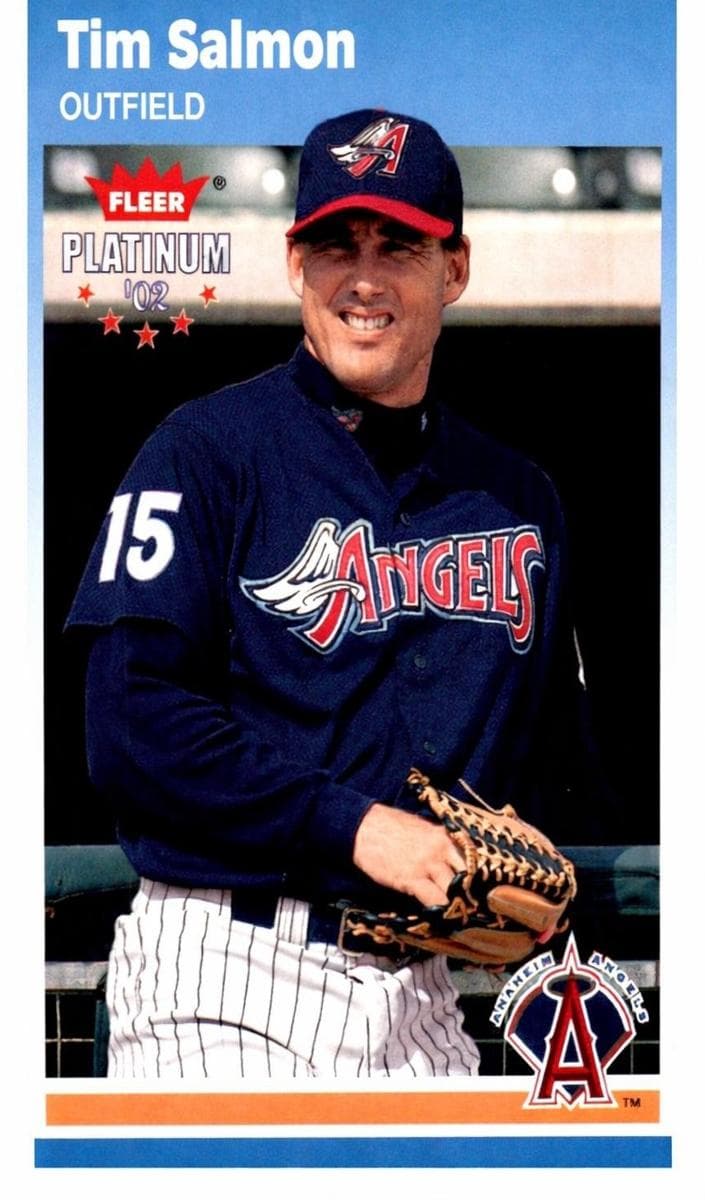 Tim Salmon 2002 fleer
