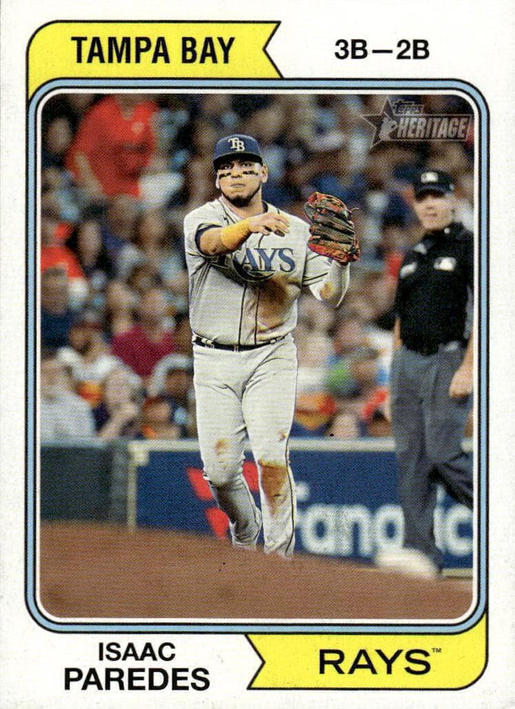 Isaac Paredes 2023 topps Topps Heritage