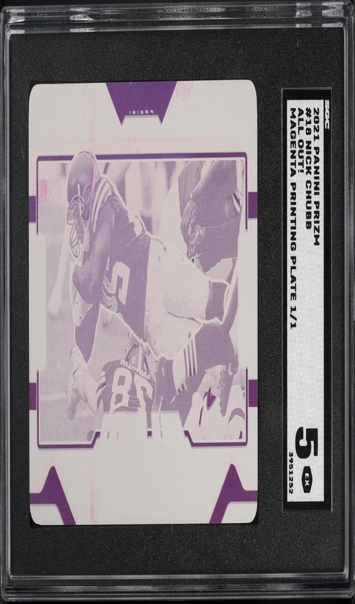 Nick Chubb 2021 panini Panini Prizm