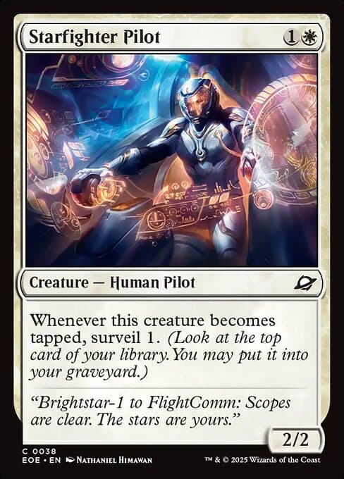 Starfighter Pilot 2025 Magic: The Gathering Edge of Eternities