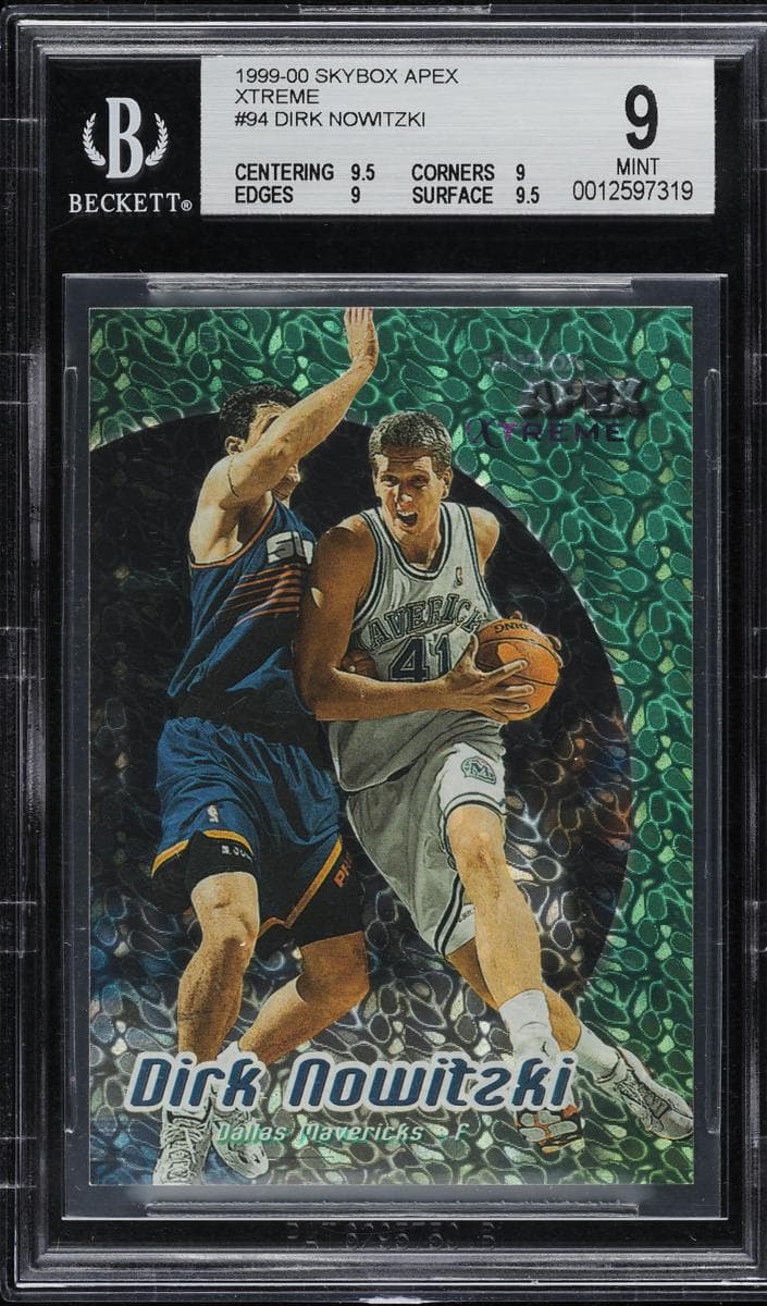 Dirk Nowitzki 1999 skybox Apex