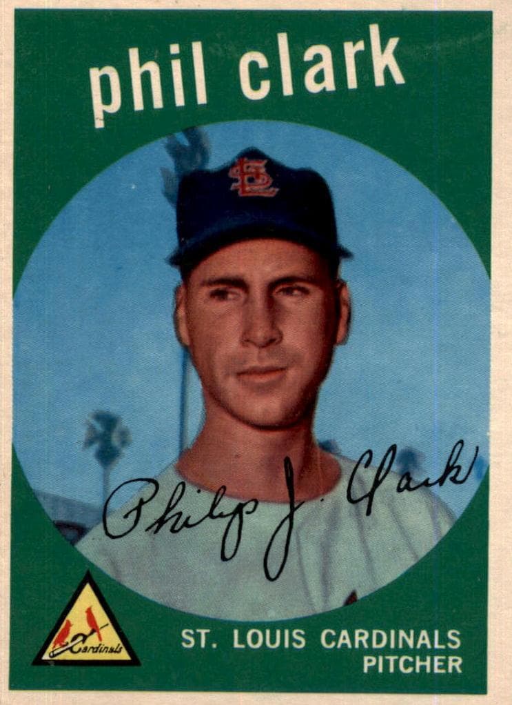 Phil Clark 1959 topps Topps