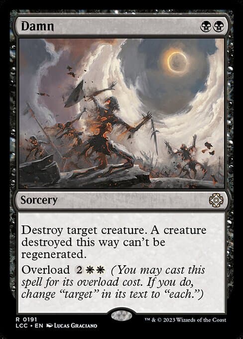 Damn 2025 Magic: The Gathering Aetherdrift Commander