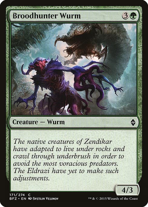 Broodhunter Wurm 2015 Magic: The Gathering Battle for Zendikar
