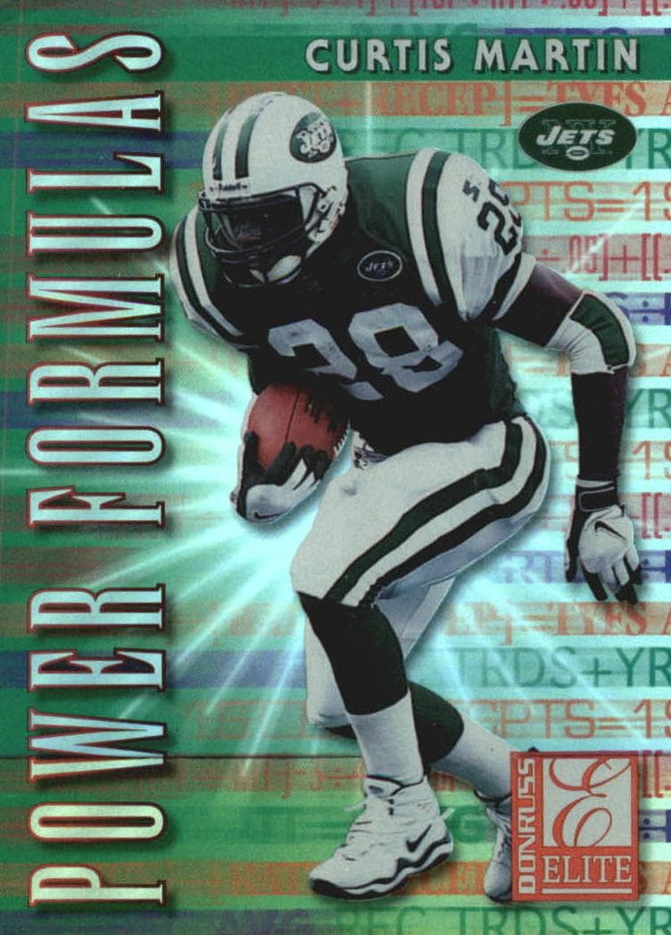 Curtis Martin 1999 panini Donruss Elite