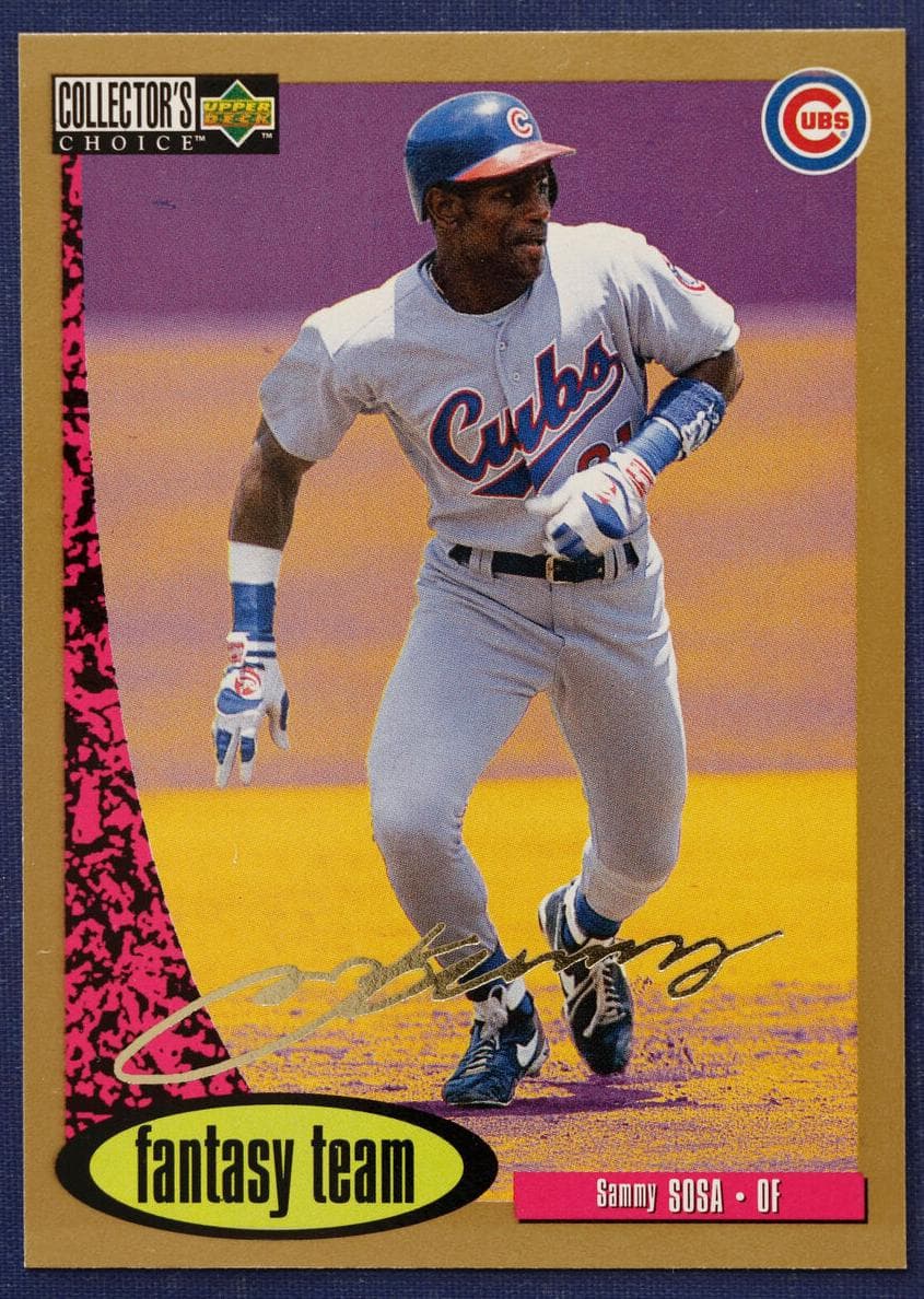 Sammy Sosa 1996 unknown Collector's Choice