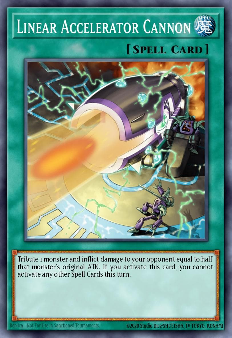 Linear Accelerator Cannon 2006 Yu-Gi-Oh! Japanese Cyberdark Impact