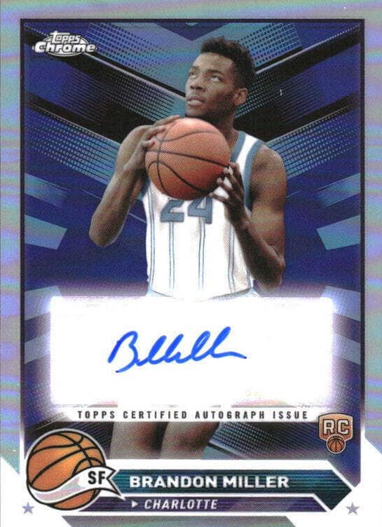 Brandon Miller 2023 topps Topps Chrome