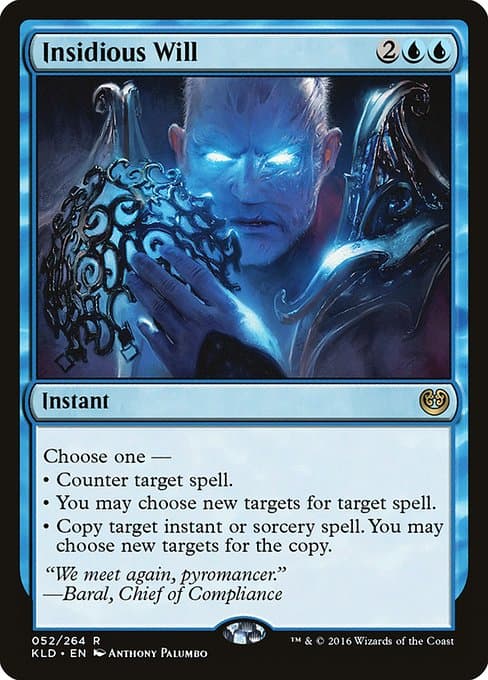 Insidious Will 2016 Magic: The Gathering Kaladesh Prerelease