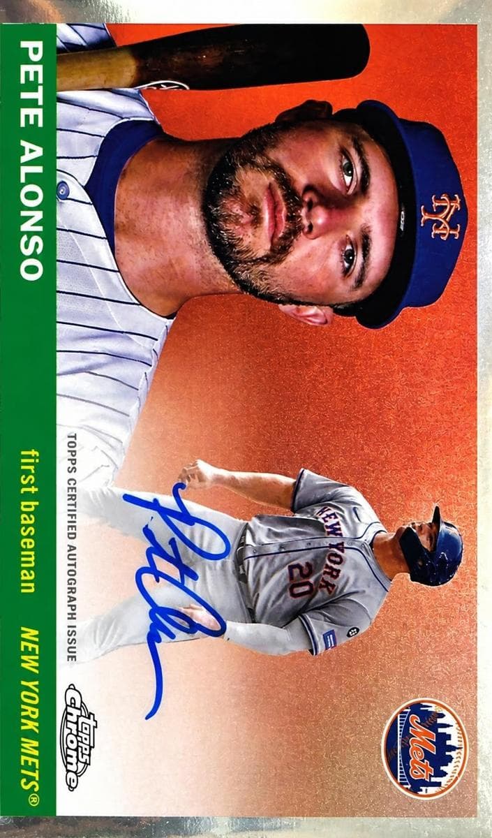 Pete Alonso 2025 topps Topps Chrome Platinum