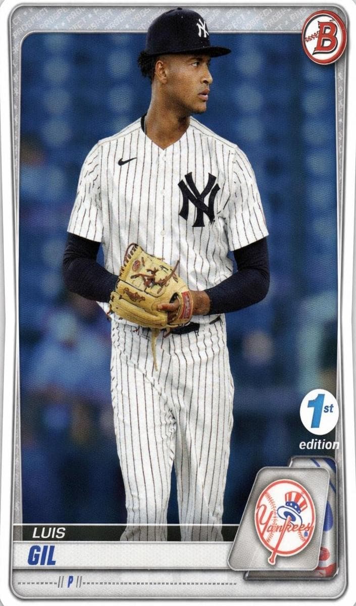 Luis Gil 2020 bowman Bowman Draft