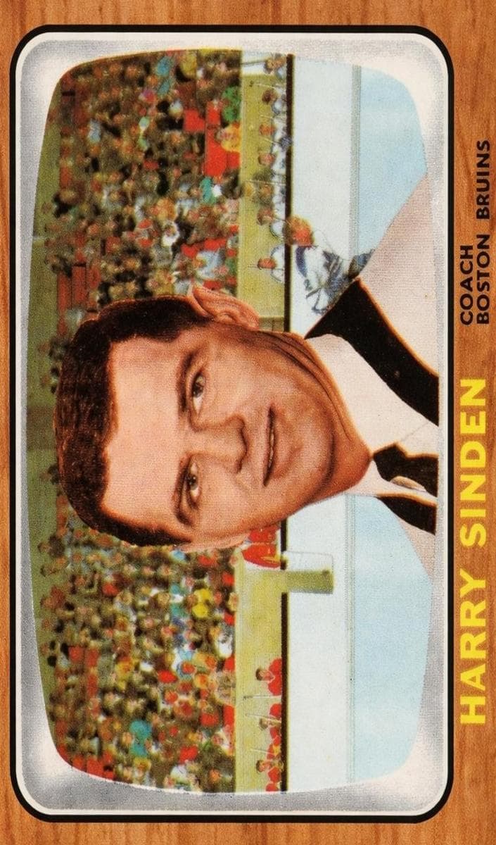 Harry Sinden 1966 topps