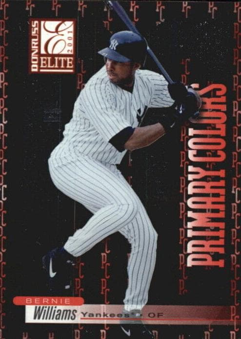 Bernie Williams 2001 panini Donruss Elite