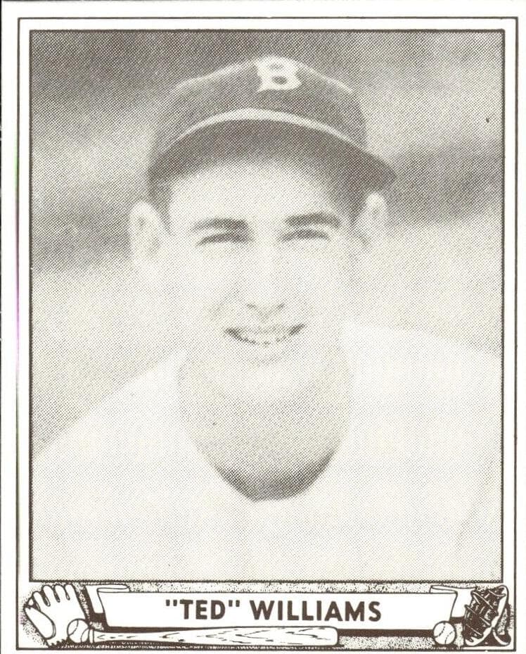 Ted Williams 1940 unknown Play Ball
