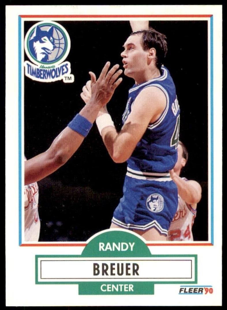 Randy Breuer 1990 fleer