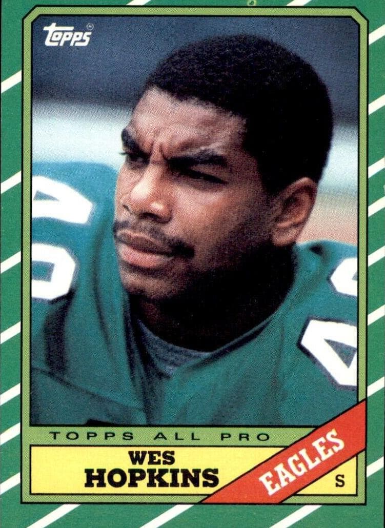 Wes Hopkins 1986 topps Topps