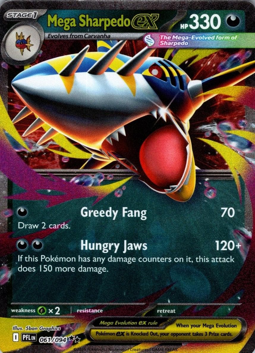 Mega Sharpedo EX #61