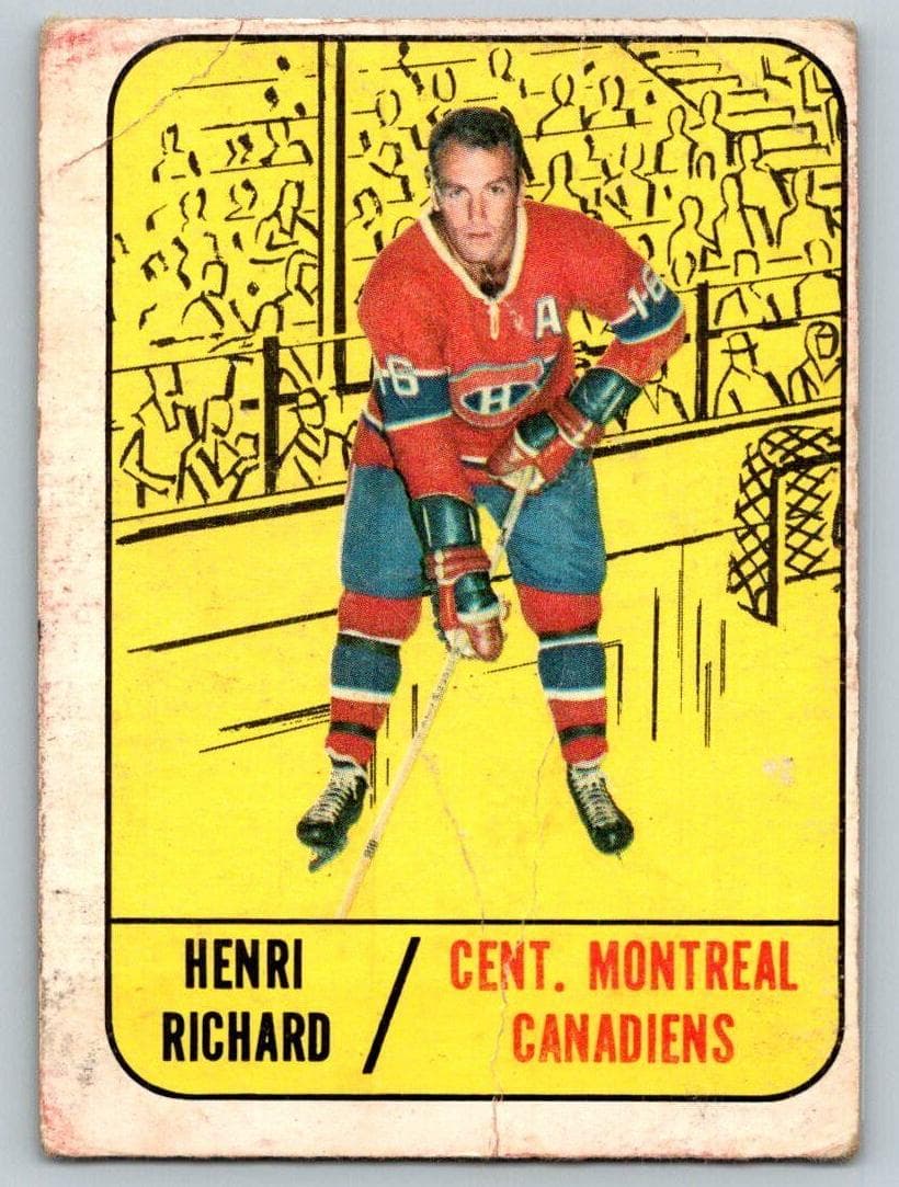 Henri Richard 1967 topps Topps